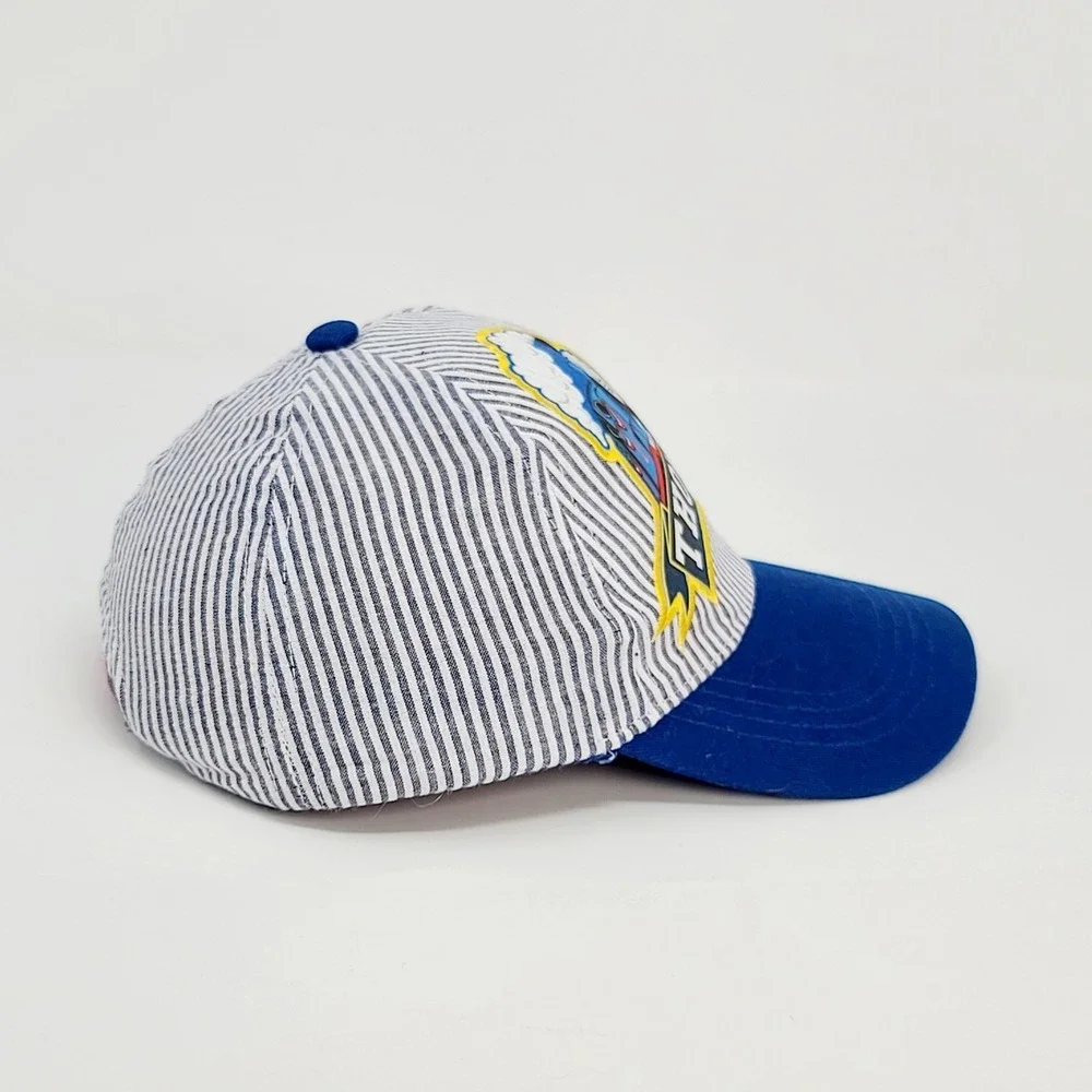 Thomas & Friends Engineer Stripe Cap Hat Blue Adjustable Youth Size